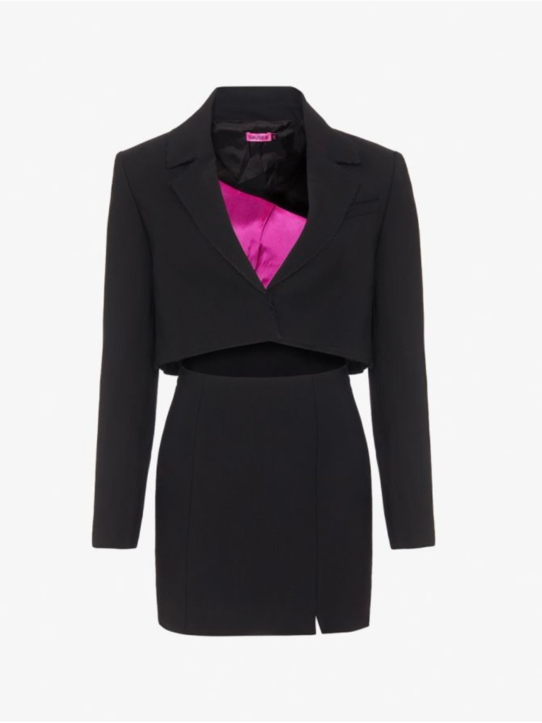 Hadera Mini Dress From The Brand Gauge81, Look Like Two Pieces Suit.